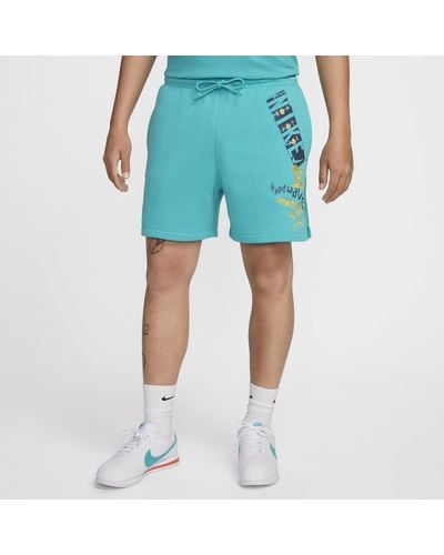 Nike Club French Terry Flow Shorts - Blue