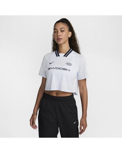 Nike Sportswear Short-sleeve Crop Top - White