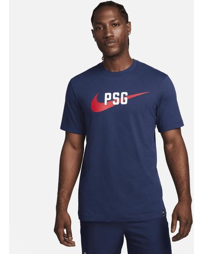 Nike Paris Saint-germain Swoosh T-shirt - Blue