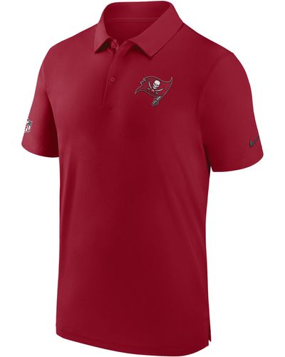 Nike Tampa Bay Buccaneers Sideline Coach Men's Dri-fit Nfl Polo - Red