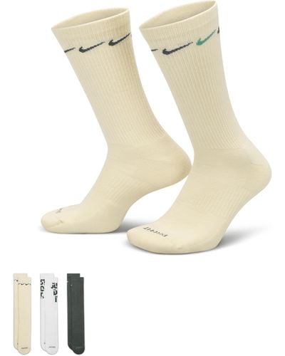 Nike Everyday Plus Cushioned Crew Socks - White
