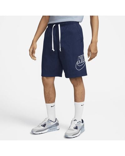 Nike Sportswear Alumni Woven Flow Shorts - Blue