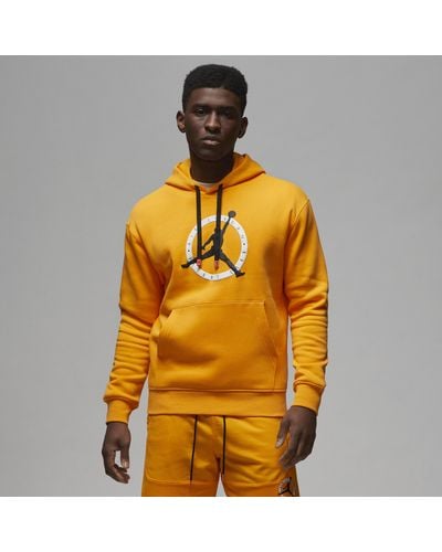 Nike Jordan Flight Mvp Graphic Fleece Pullover Hoodie - Metallic