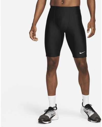Nike Tights da gara a metà lunghezza dri-fit fast - Nero