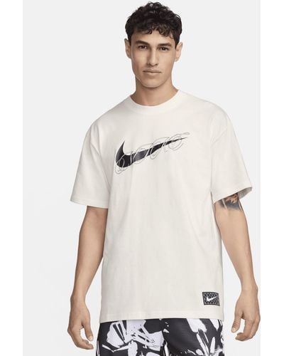 Nike T-shirt da basket max90 - Bianco
