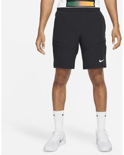 Nike Court Advantage 23cm (approx.) Tennis Shorts 50% Recycled Polyester - Blue