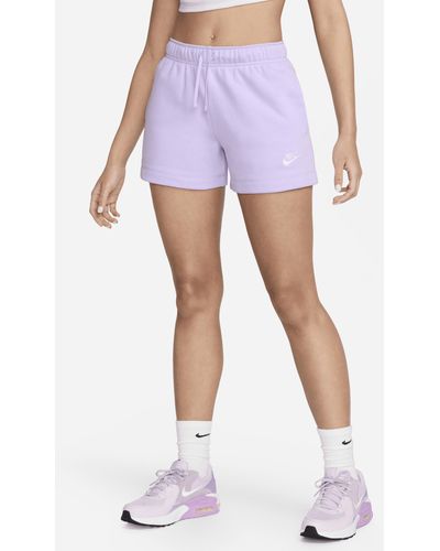 Nike Sportswear Club Fleece Mid-rise Shorts - Blue