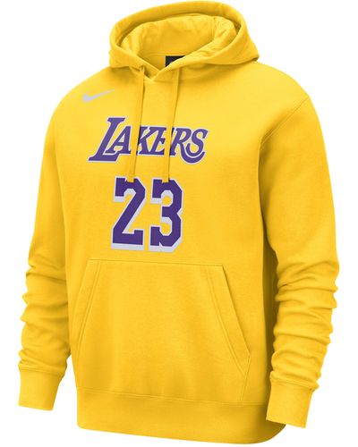 Nike Los Angeles Lakers Club Nba-hoodie - Geel