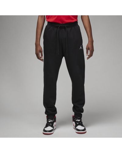 Nike Jordan Brooklyn Fleece Tracksuit Bottoms Cotton - Black