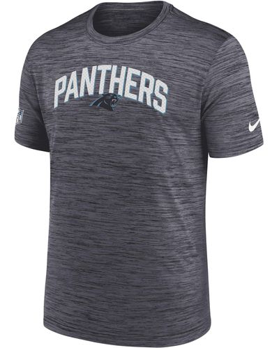 Nike Dri-fit Velocity Athletic Stack (nfl Carolina Panthers) T-shirt - Black