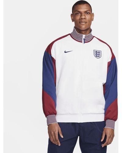 Nike England Strike Home Dri-fit Football Jacket Polyester - Blue