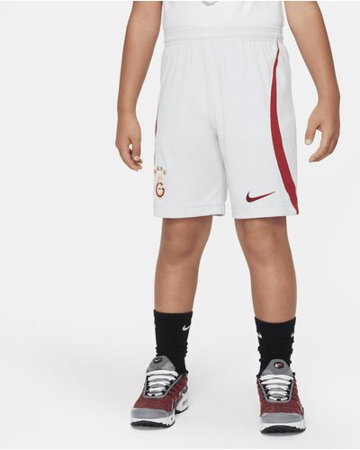 Nike Shorts da calcio dri-fit galatasaray 2023/24 stadium per ragazzi - Bianco