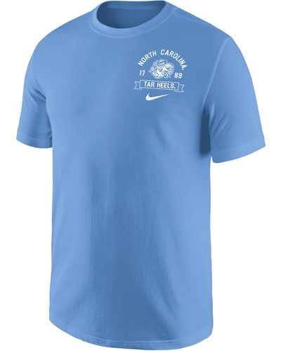 Nike Unc College Max90 T-shirt - Blue
