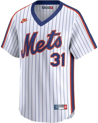 Nike Mike Piazza New York Mets Cooperstown Dri-fit Adv Mlb Limited Jersey - Blue