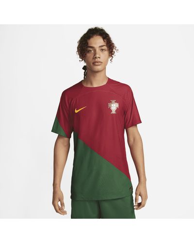 Nike Portugal 2022/23 Match Home Dri-fit Adv Football Shirt 50% Recycled Polyester - Red