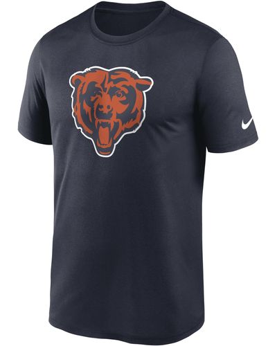 Nike Dri-fit Logo Legend (nfl Chicago Bears) T-shirt - Blue