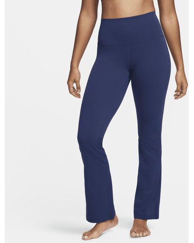 Nike Yoga Dri-fit Luxe Flared Pants - Blue
