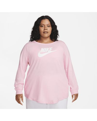 plus size pink nike shirt