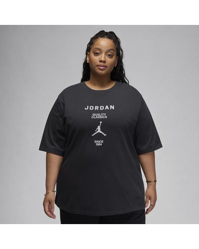 Nike Jordan Girlfriend T-shirt Cotton - Black