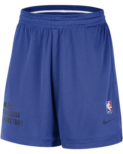 Nike Dallas Mavericks Nba Mesh Shorts - Blue