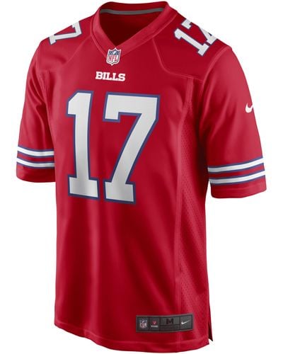 Nike Nfl Buffalo Bills (josh Allen) Game Football Jersey - Red