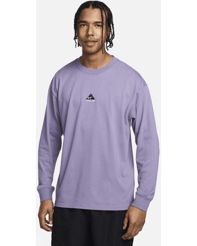 Nike Acg "lungs" Long-sleeve T-shirt - Purple