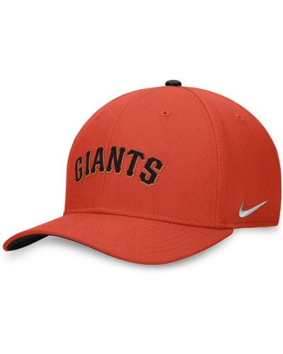 Nike San Francisco Giants Classic99 Swoosh Dri-fit Mlb Hat - Red