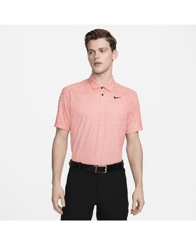 Nike Tour Dri-fit Adv Golf Polo Recycled Polyester - Pink