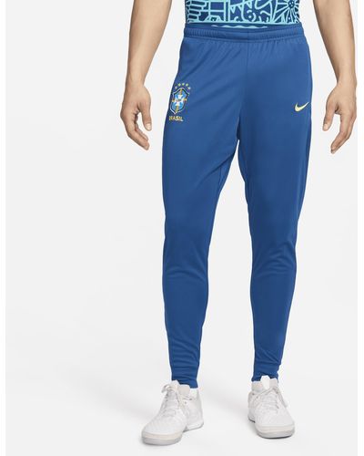 Nike Brazil Academy Pro Dri-fit Soccer Track Pants - Blue