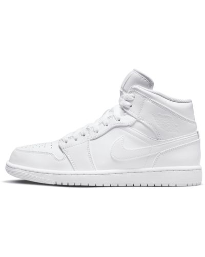 Nike Air Jordan 1 Mid Shoes - White