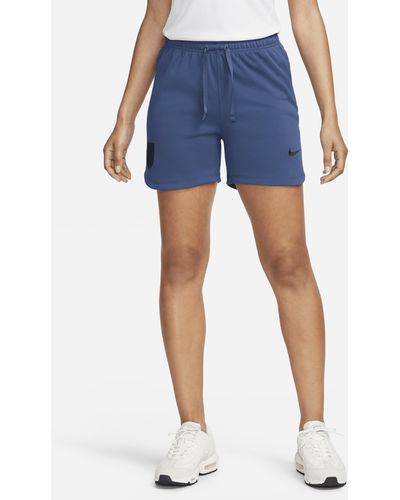 Nike U.s. Dri-fit Knit Soccer Shorts - Blue