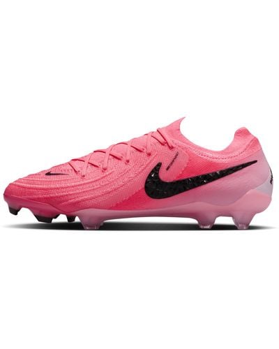 Nike Phantom Gx 2 Elite Fg Low-top Soccer Cleats - Pink