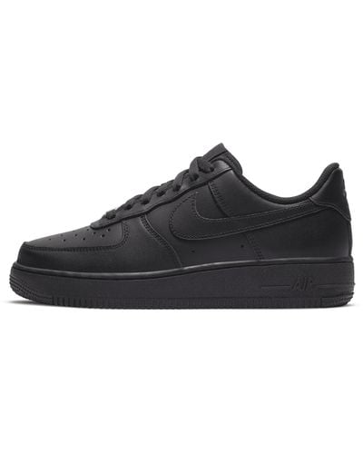 Nike Air Force 1 '07 Shoes - Black