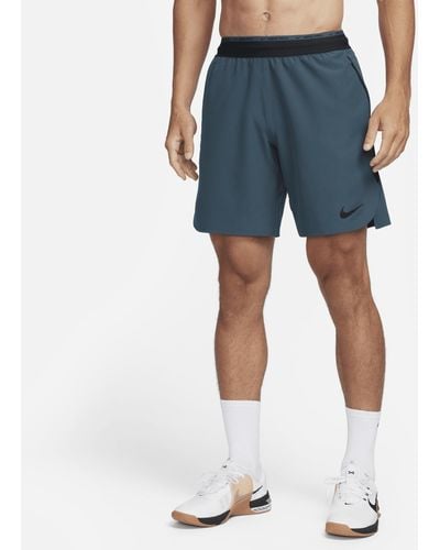 Nike Shorts da training non foderati 20 cm dri-fit flex rep pro collection - Blu