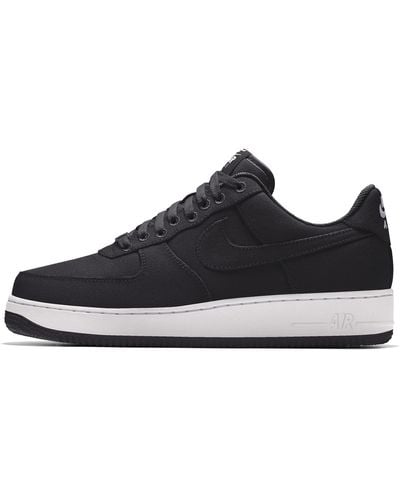 Nike Air Force 1 Low By You Custom Shoes Leather - Black