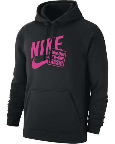 Nike Club Fleece Golf Pullover Hoodie - Black