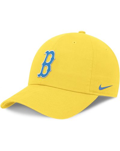 Nike Boston Red Sox City Connect Club Mlb Adjustable Hat - Yellow