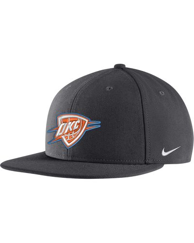 Nike Oklahoma City Thunder City Edition Nba Snapback Hat - Blue