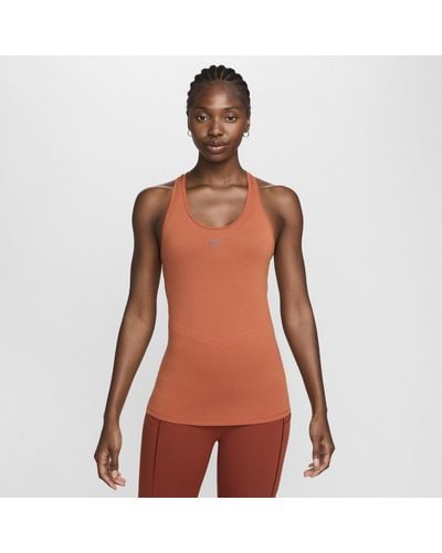 Nike Swift Dri-fit Wool Running Tank Top Nylon - Brown