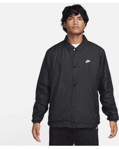 Nike Coach jacket club - Nero