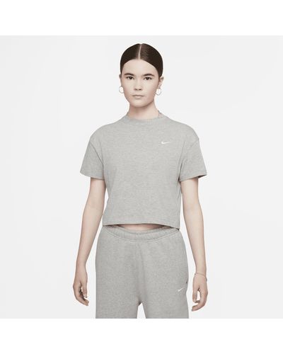 Nike Solo Swoosh T-shirt - Gray