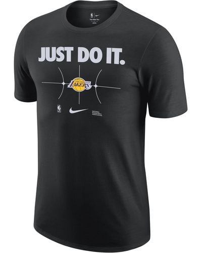 Nike Los Angeles Lakers Essential Nike Nba T-shirt - Black