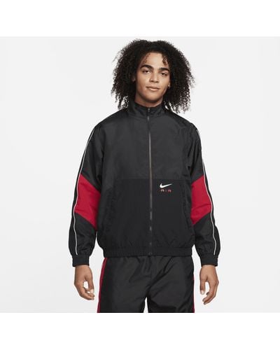 Nike Air Woven Tracksuit Jacket Polyester - Black