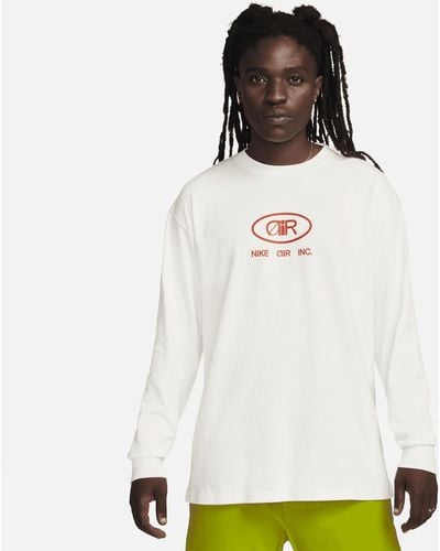 Nike Sportswear Long-sleeve T-shirt 50% Organic Cotton - White