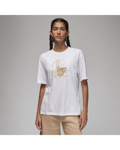 Nike Jordan T-shirt Met Graphic - Wit