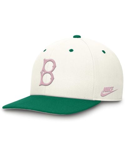 Nike Brooklyn Dodgers Sail Pro Dri-fit Mlb Adjustable Hat - Green
