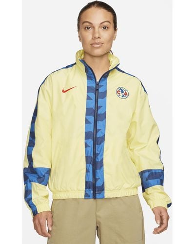 Nike Club América Essential Soccer Jacket - Blue