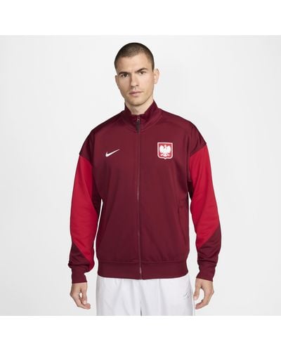 Nike Poland Academy Pro Football Jacket - Red