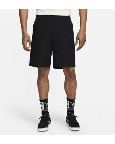 Nike Club Woven Cargo Shorts Polyester - Black