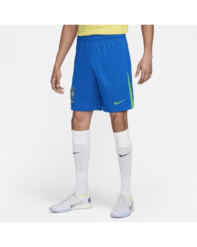Nike Brazil 2024 Stadium Home Dri-fit Soccer Replica Shorts - Blue